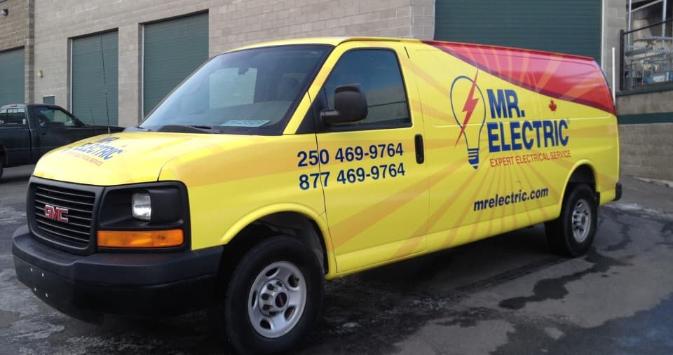 Mr Electric Van wrap