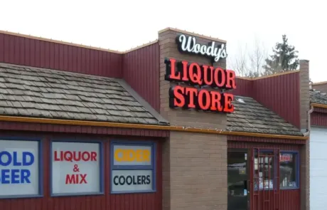 Woodys Liquor Store Channel Letters1