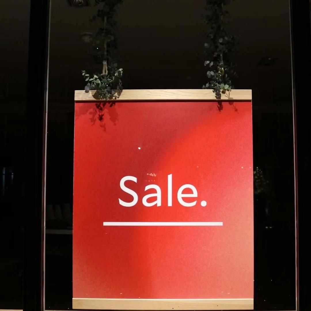 holiday window signs made in kelowna