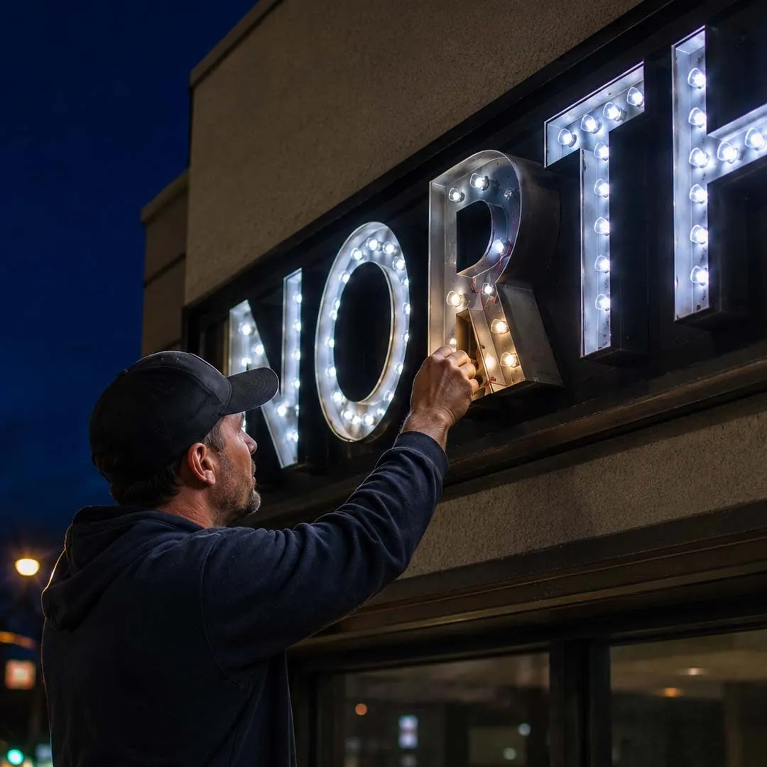 sign lighting maintenance in kelowna