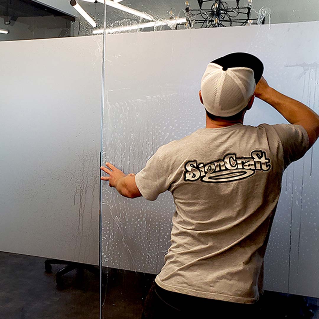 signcraft window film installation kelowna