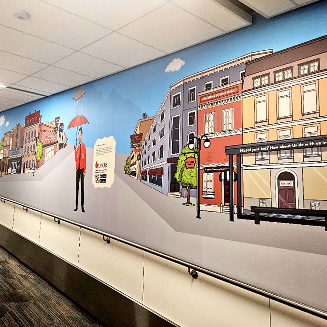 singcraft print services ylw wall mural